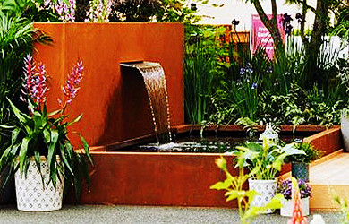 corten steel water feature wholesale